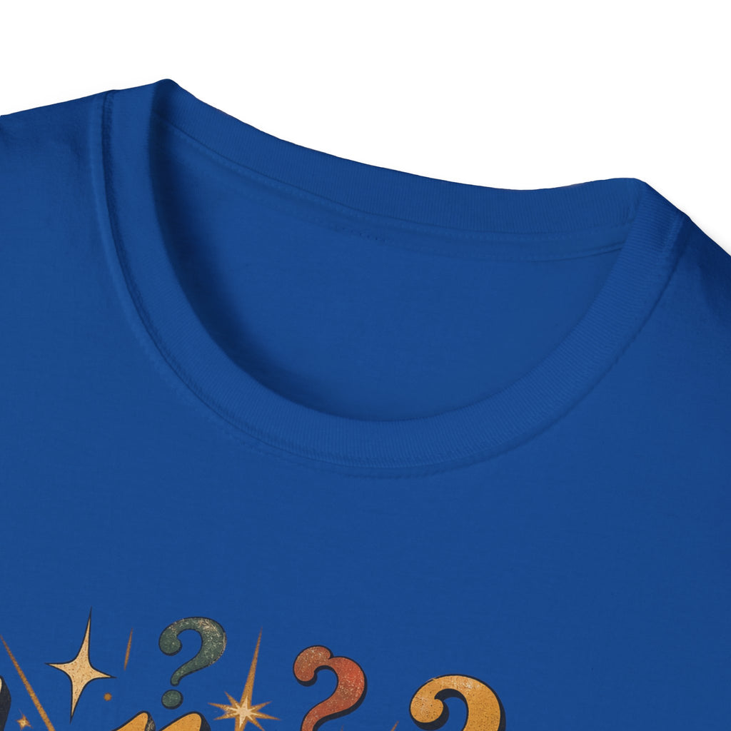 Do Things Feel Less Random Lately? T-Shirt — Retro Question-Mark Graphic Tee