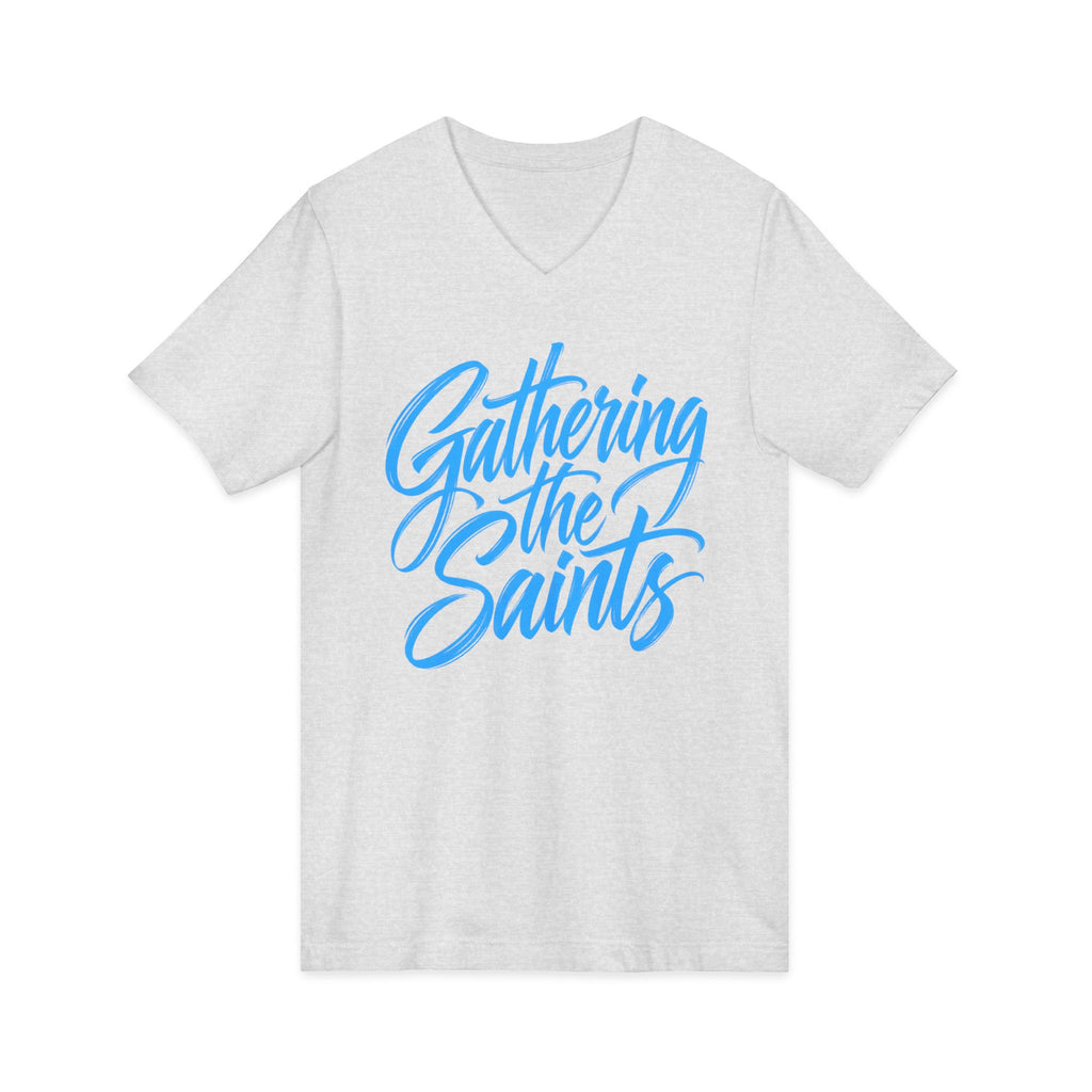 Gathering the Saints V-Neck Tee