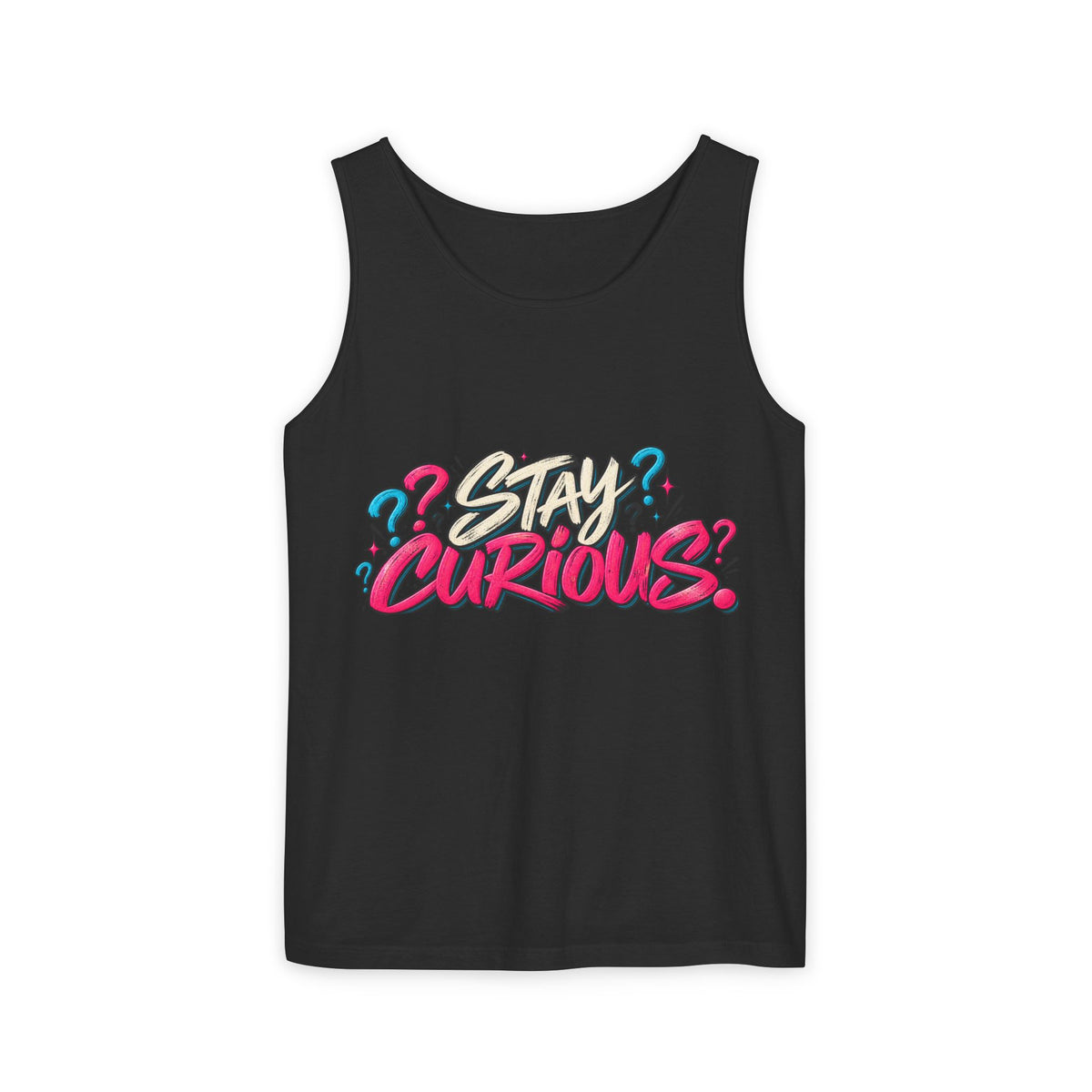 Stay Curious Graphic Tank Top