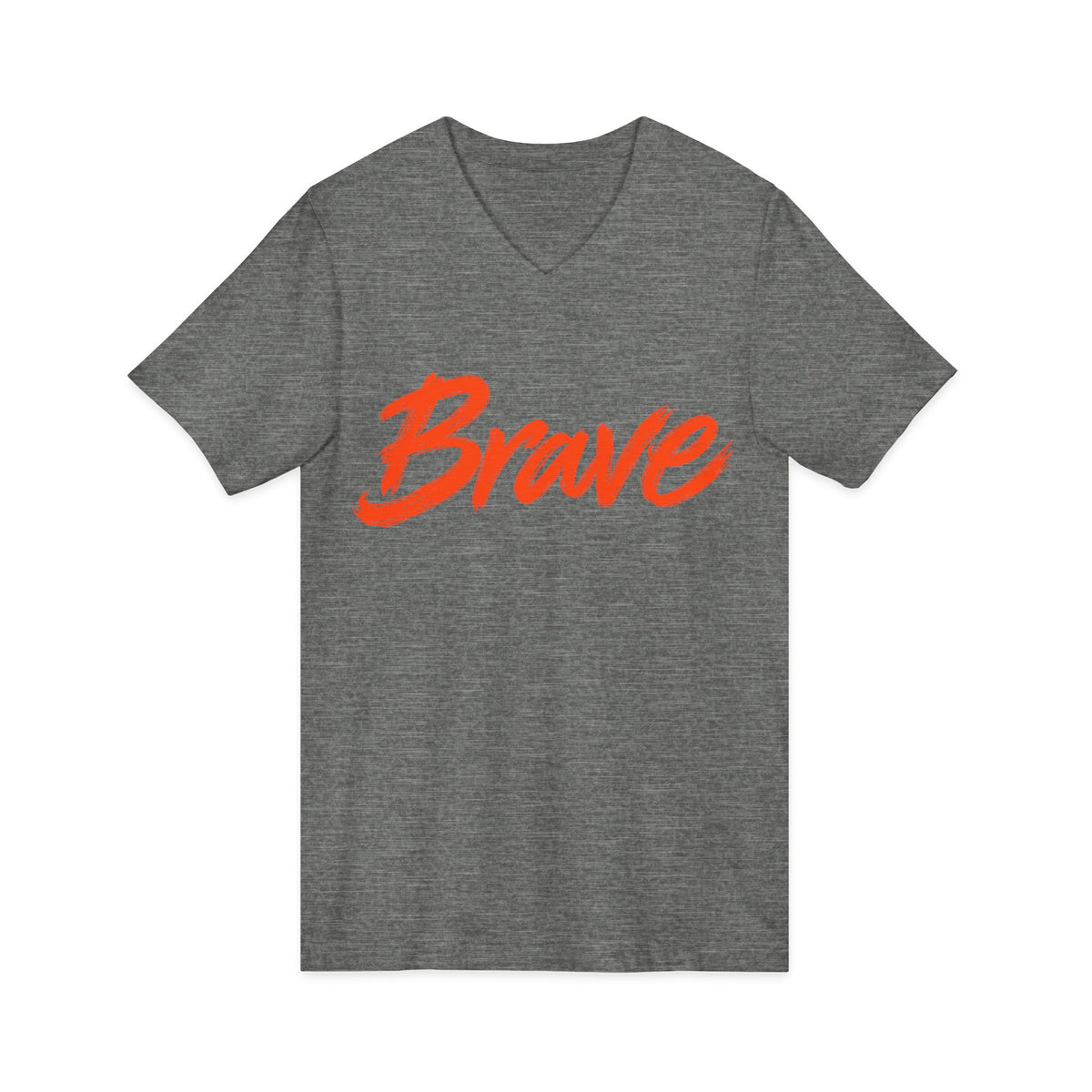 Brave Inspirational V-Neck T-Shirt