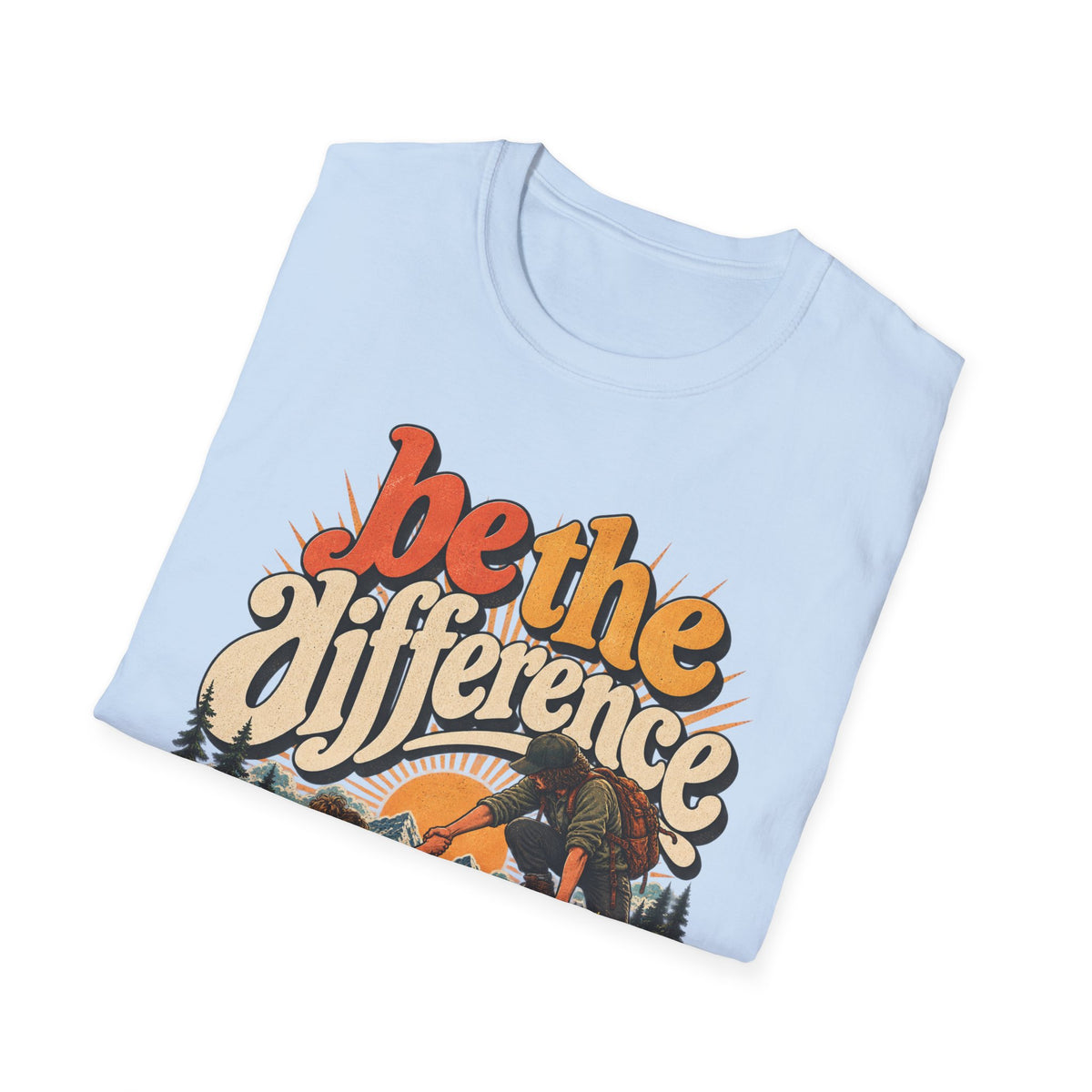 Be The Difference T-Shirt — Retro Nature Graphic Tee
