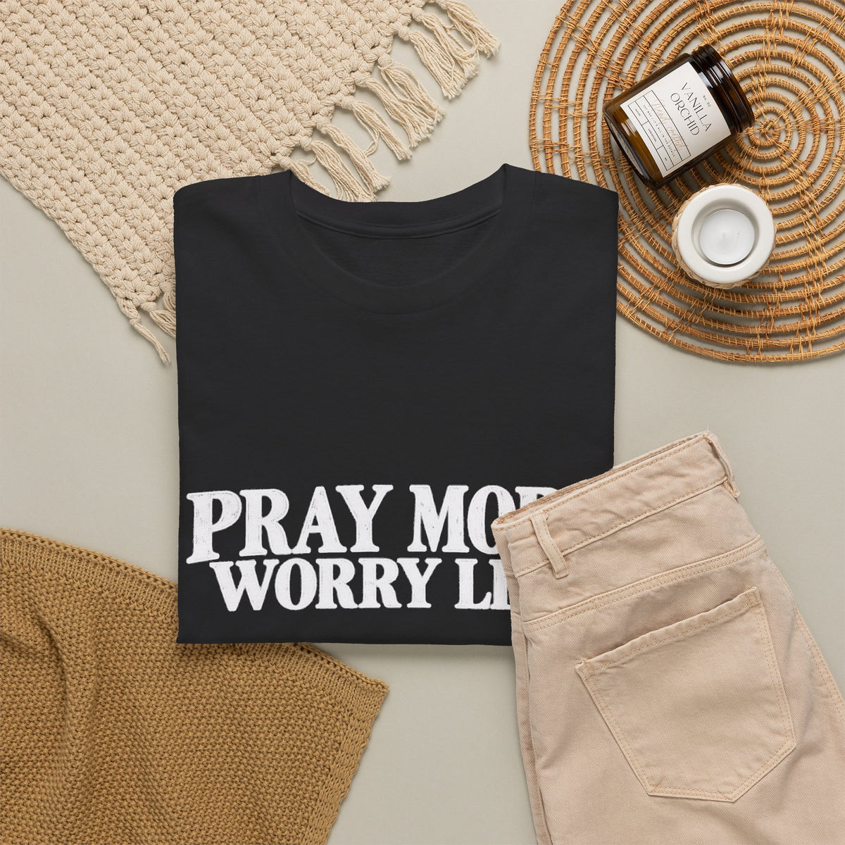 Pray More Worry Less T-Shirt