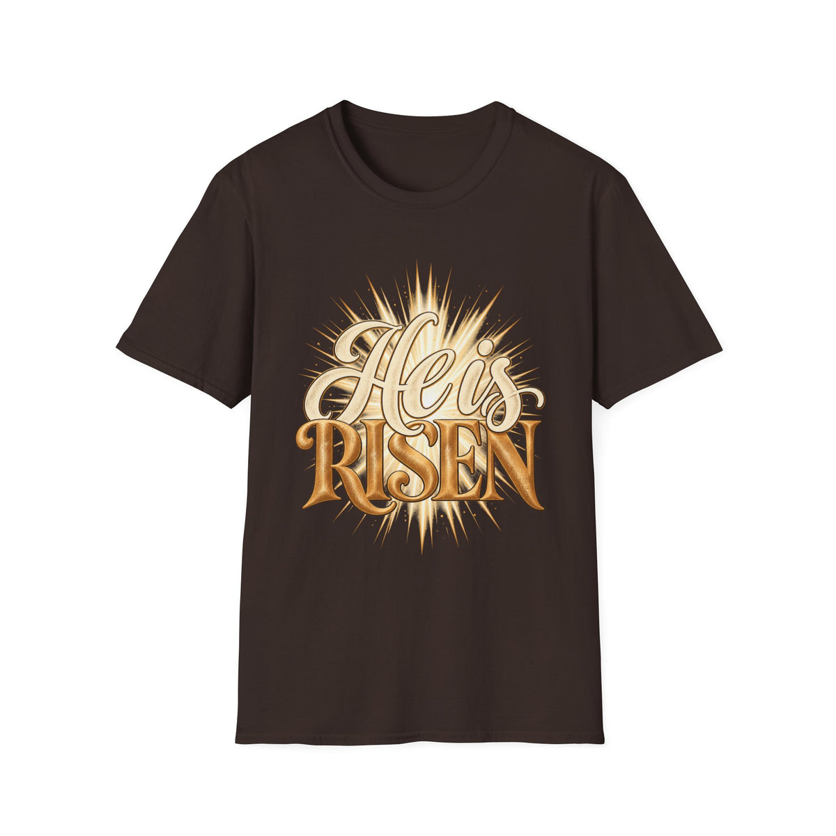 He Is Risen T-Shirt — Easter Christian Faith Tee