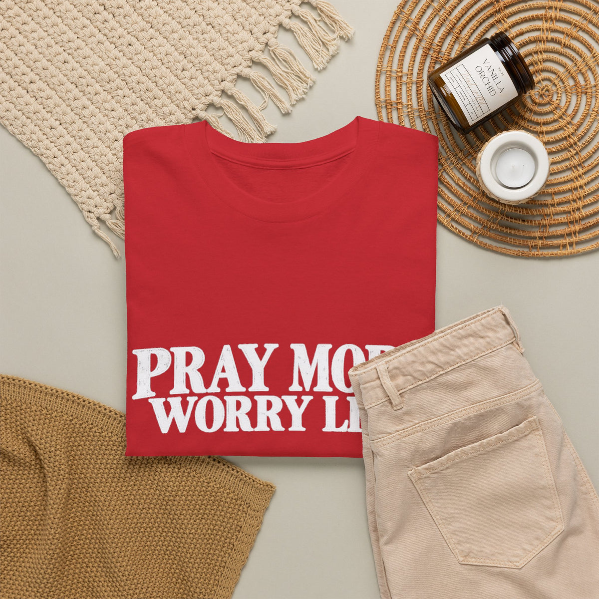 Pray More Worry Less T-Shirt