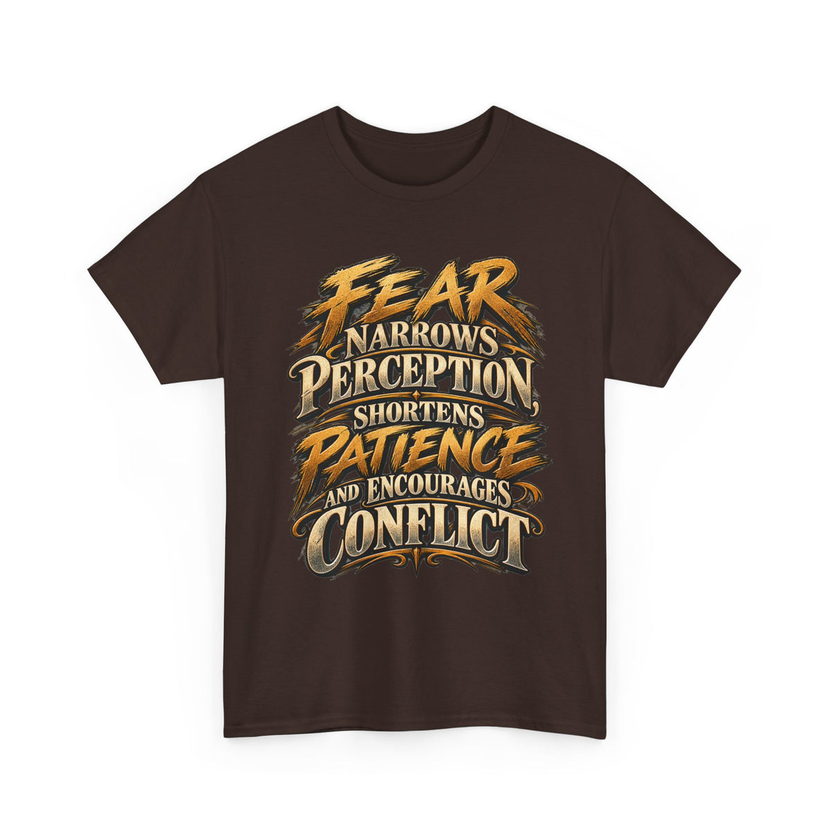 Fear Narrows Perception Graphic Tee
