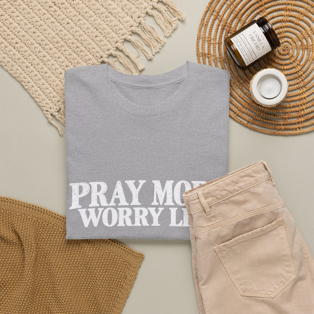 Pray More Worry Less T-Shirt