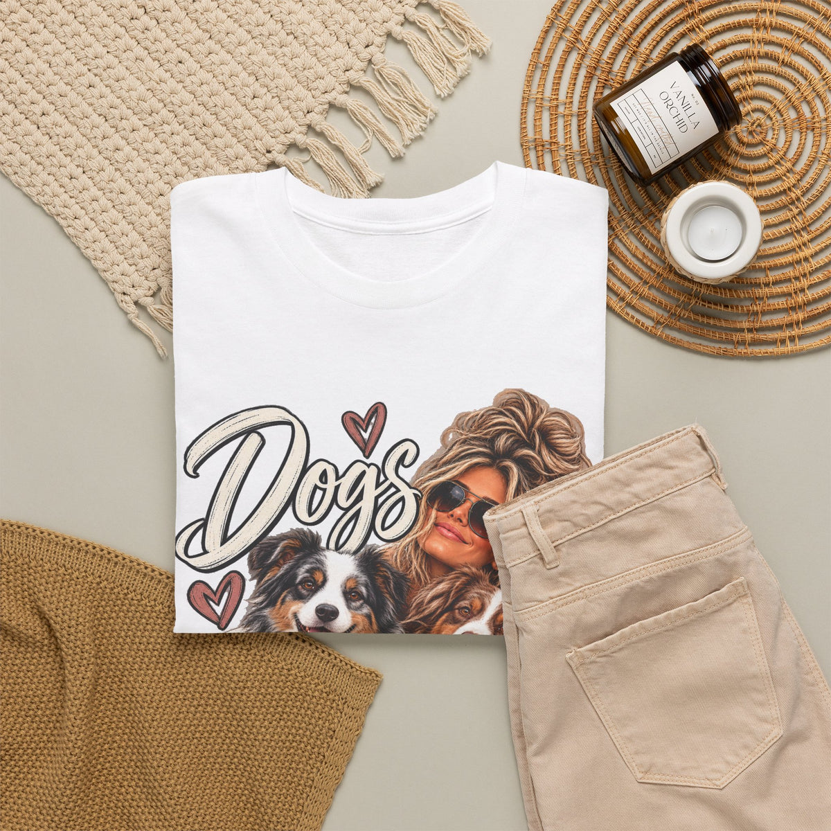 Dogs Over Dudes Dog Lover T-Shirt
