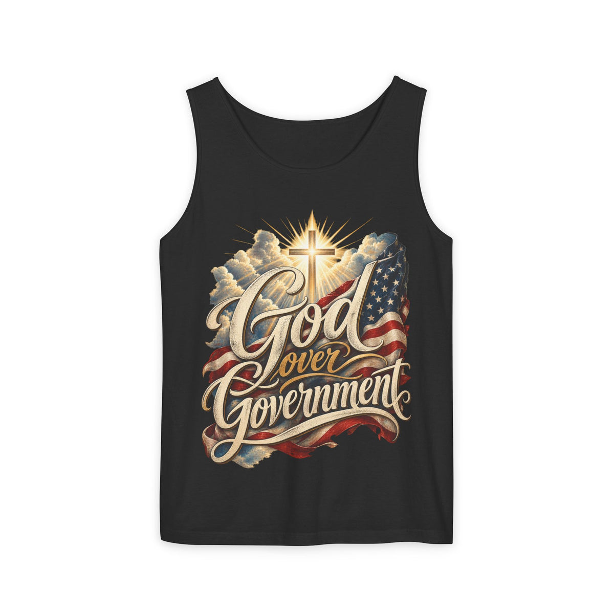 God Over Government Patriotic Faith Tank Top