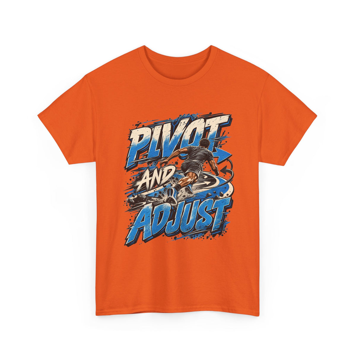 Pivot and Adjust Motorcycle Tee - Rider Stunt Graphic T-Shirt