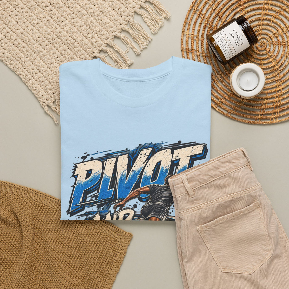 Pivot and Adjust Motivational Graphic T-Shirt