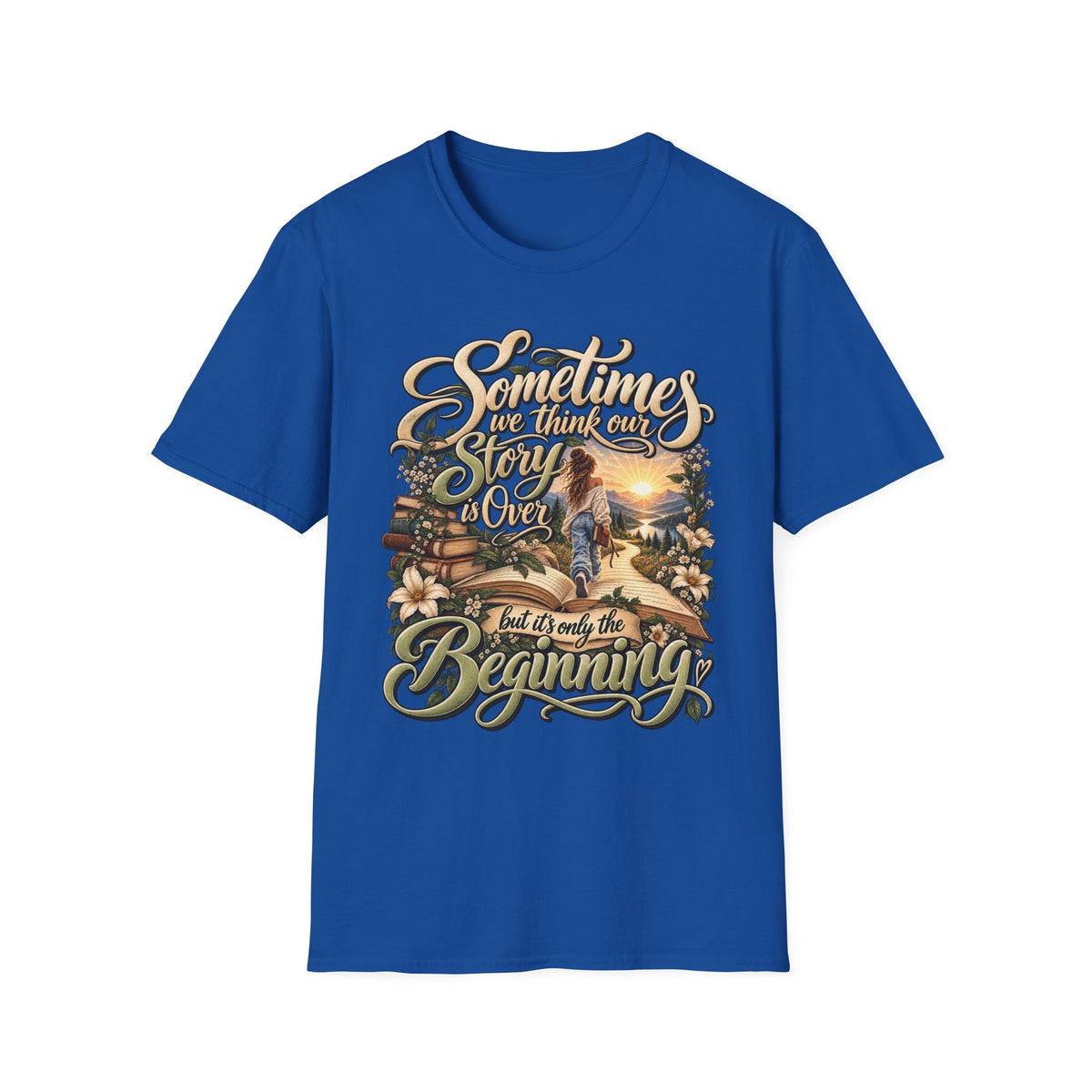 Sometimes You Have to Get Lost to Find a New Beginning Inspirational T-Shirt