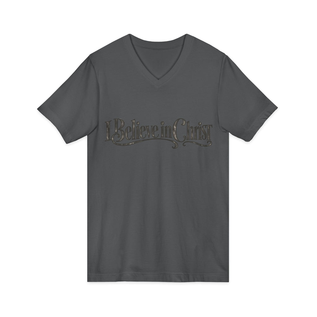 I Believe in Christ V-Neck T-Shirt