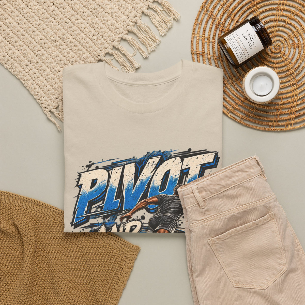 Pivot and Adjust Motivational Graphic T-Shirt
