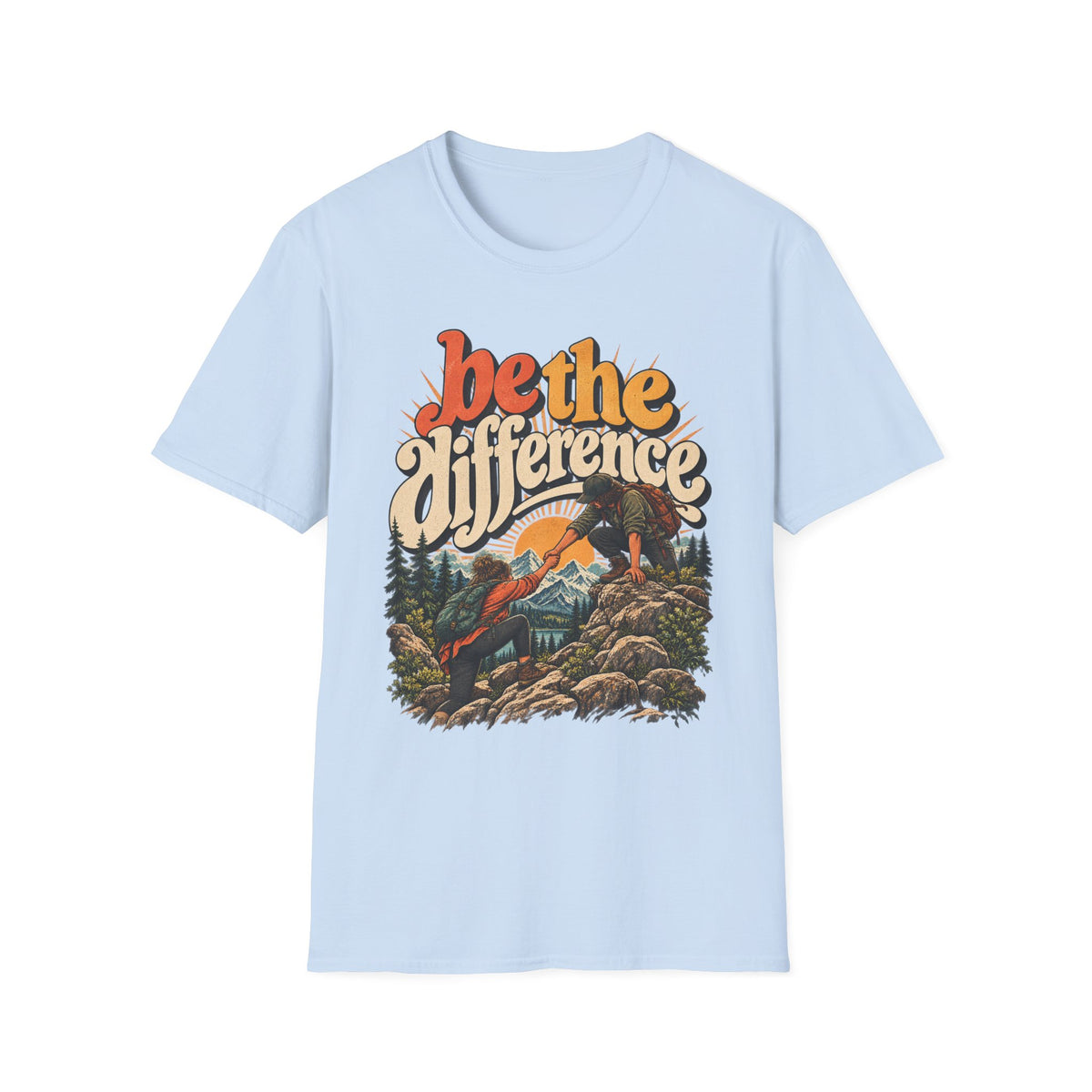 Be The Difference T-Shirt — Retro Nature Graphic Tee