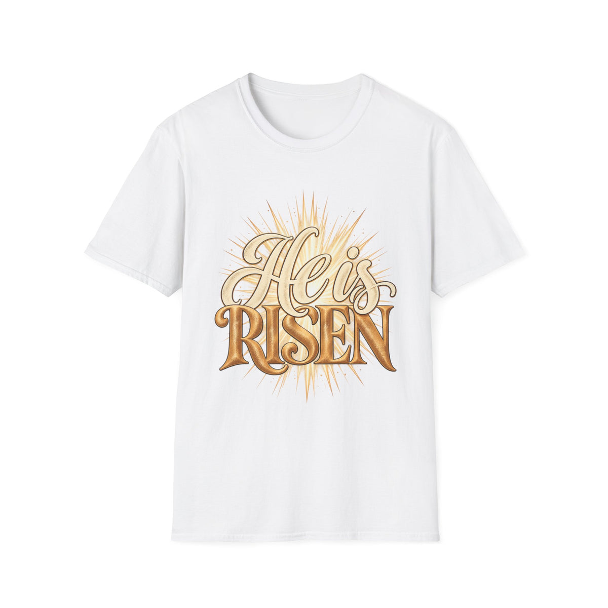 He Is Risen T-Shirt — Easter Christian Faith Tee