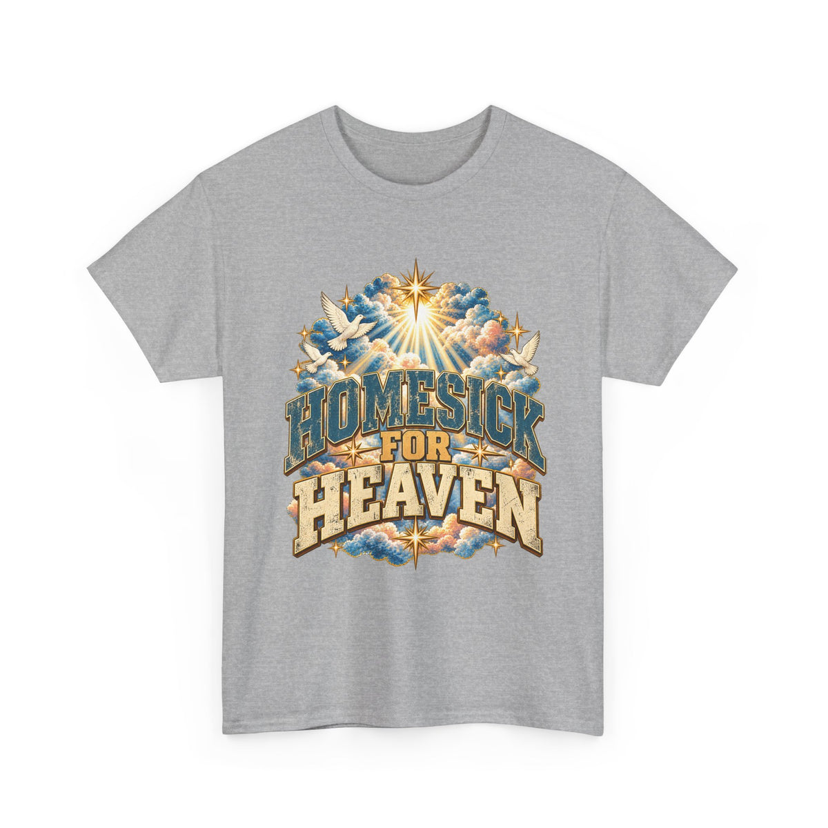 Homesick for Heaven Faith-Inspired Graphic T-Shirt
