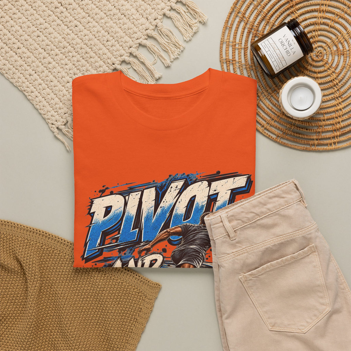 Pivot and Adjust Motivational Graphic T-Shirt
