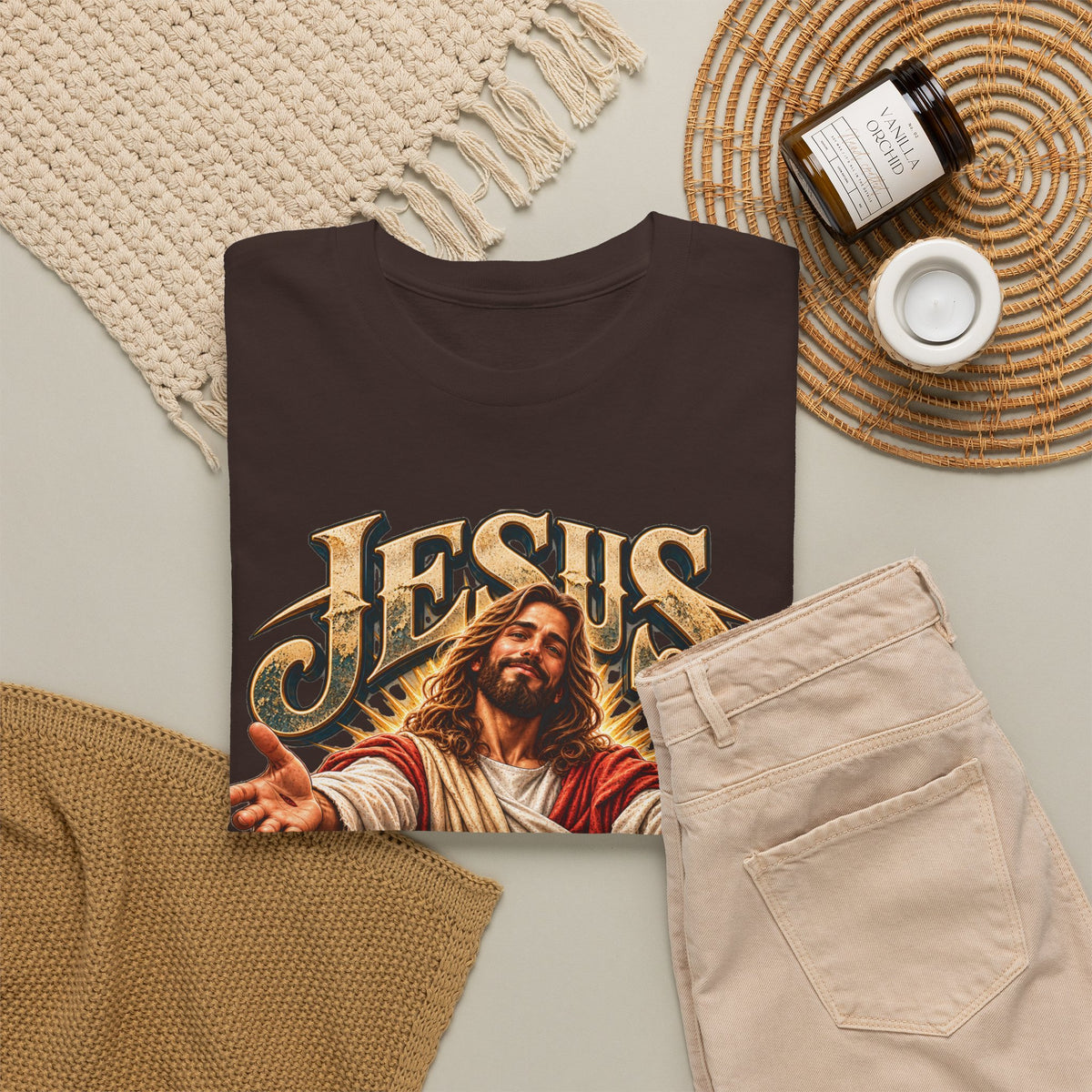 Jesus Loves You T‑Shirt — Vintage Religious Graphic Tee ("Jesus Loves You and There's Nothing You Can Do About It")