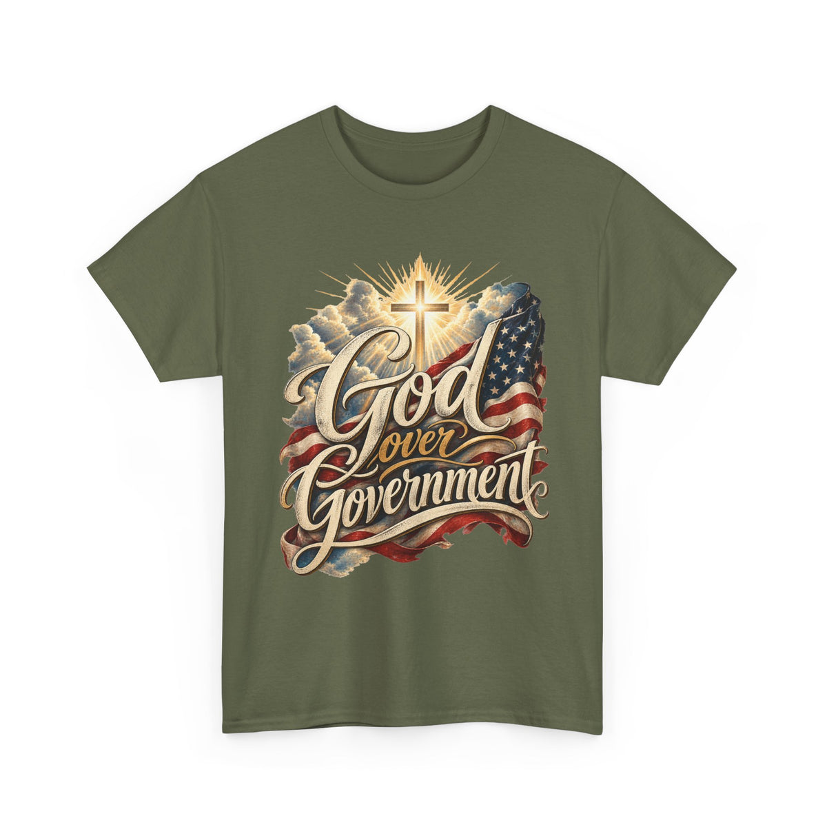 God Over Government Christian Patriotic T-Shirt