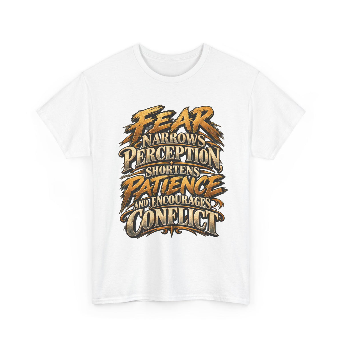 Fear Narrows Perception Graphic Tee