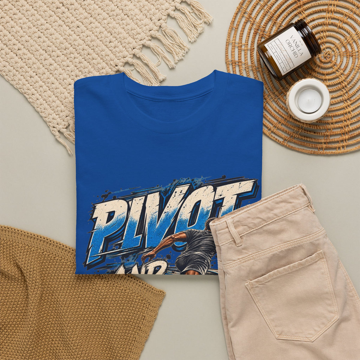 Pivot and Adjust Motivational Graphic T-Shirt