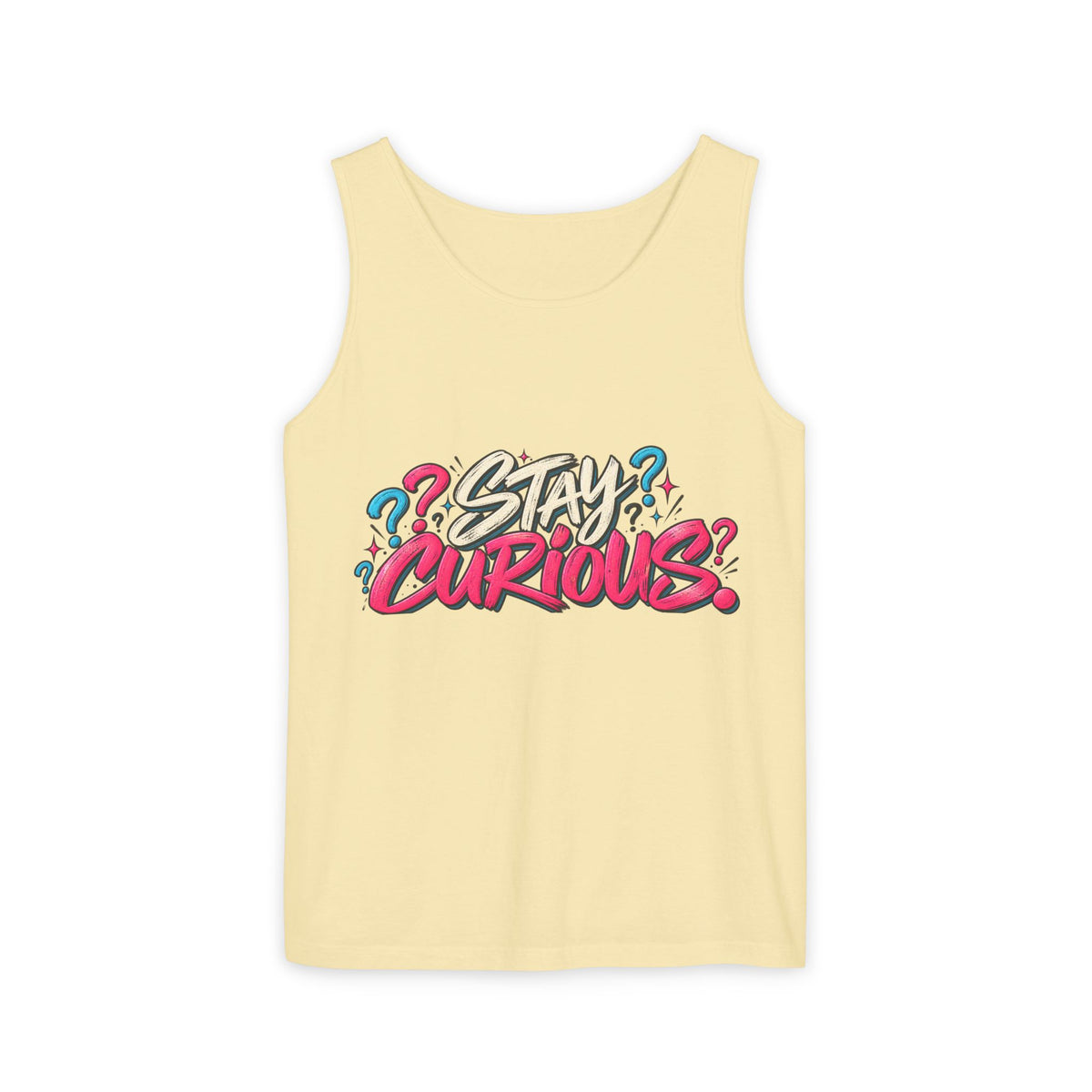 Stay Curious Graphic Tank Top