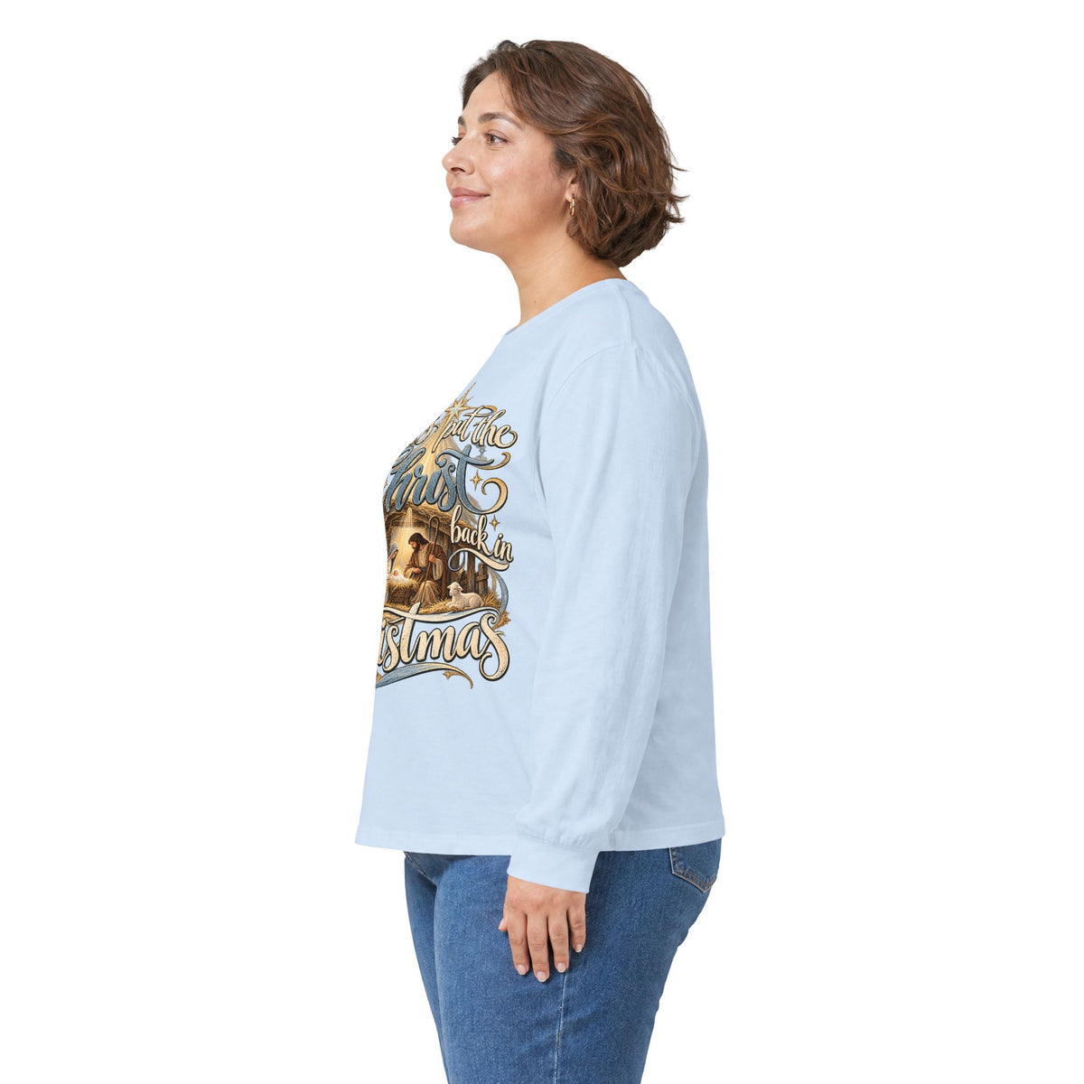 Let's put the Christ back in Christmas Long Sleeve Tee
