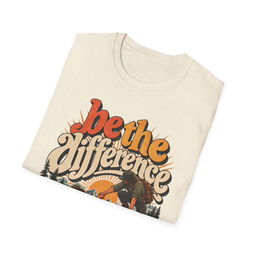 Be The Difference T-Shirt — Retro Nature Graphic Tee