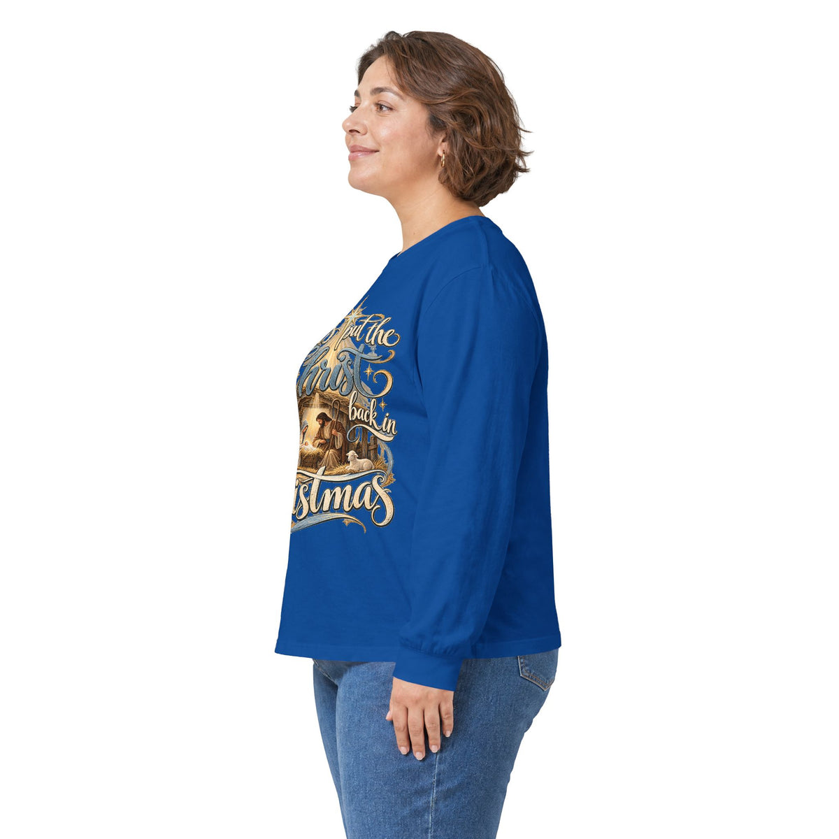 Let's put the Christ back in Christmas Long Sleeve Tee