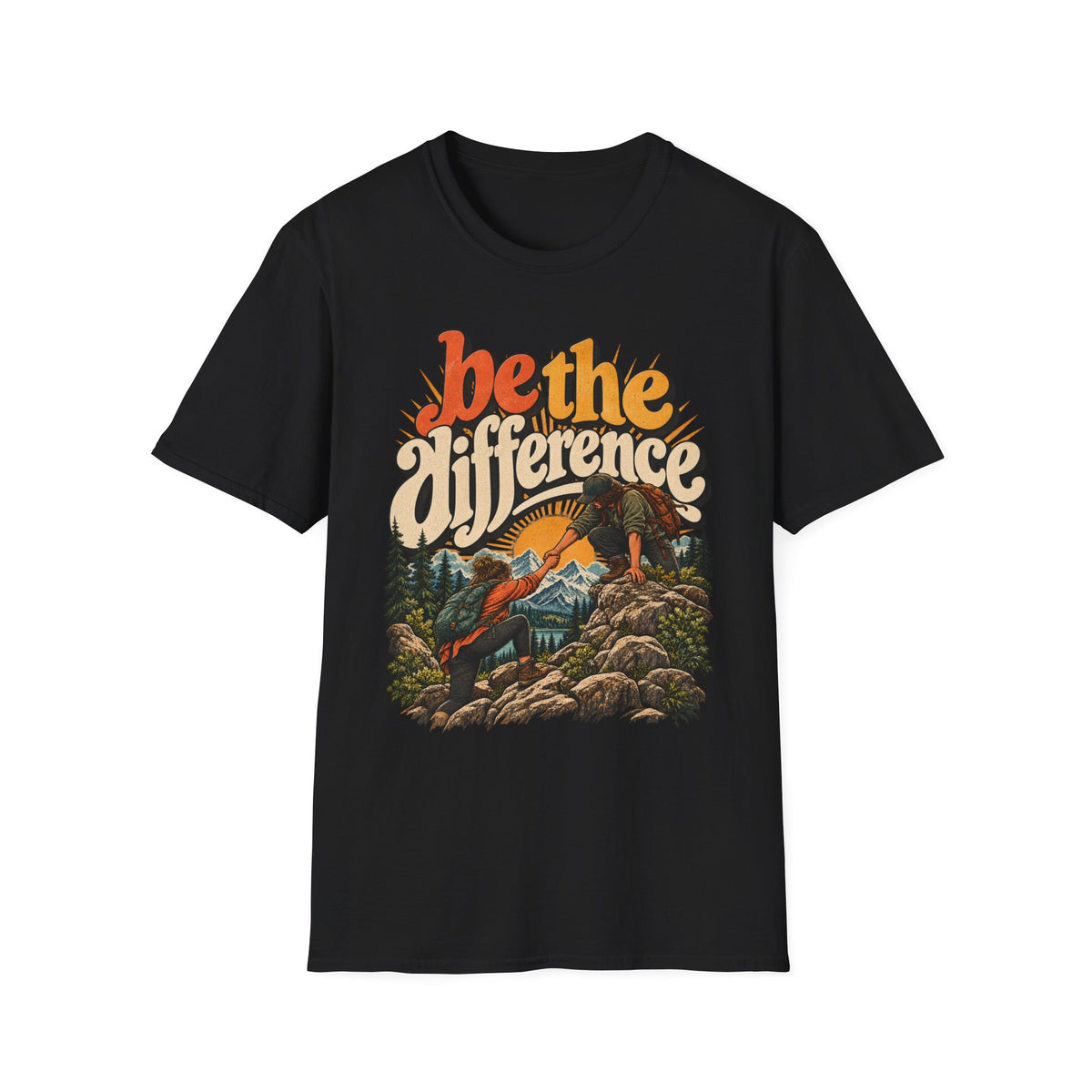Be The Difference T-Shirt — Retro Nature Graphic Tee