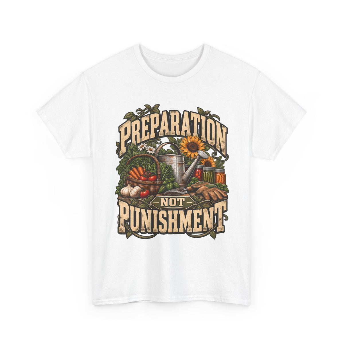 Preparation Not Punishment Gardening T-Shirt