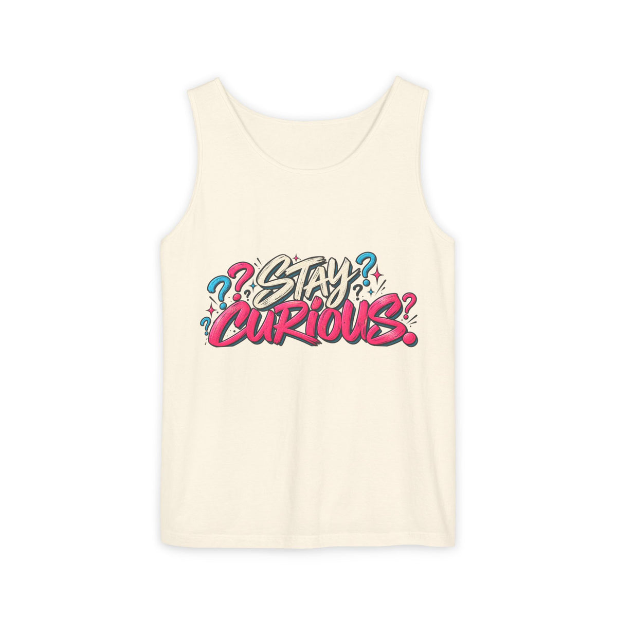 Stay Curious Graphic Tank Top