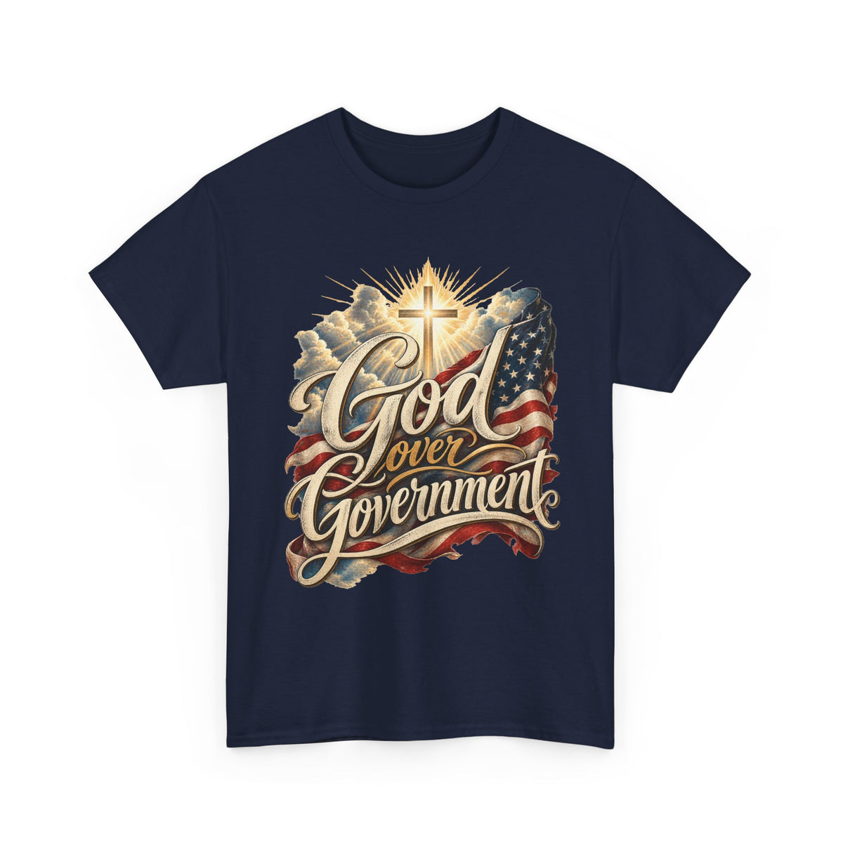 God Over Government Christian Patriotic T-Shirt