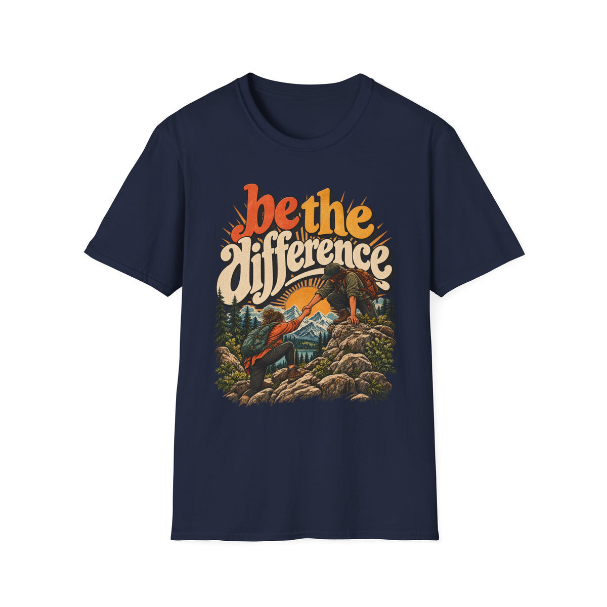 Be The Difference T-Shirt — Retro Nature Graphic Tee