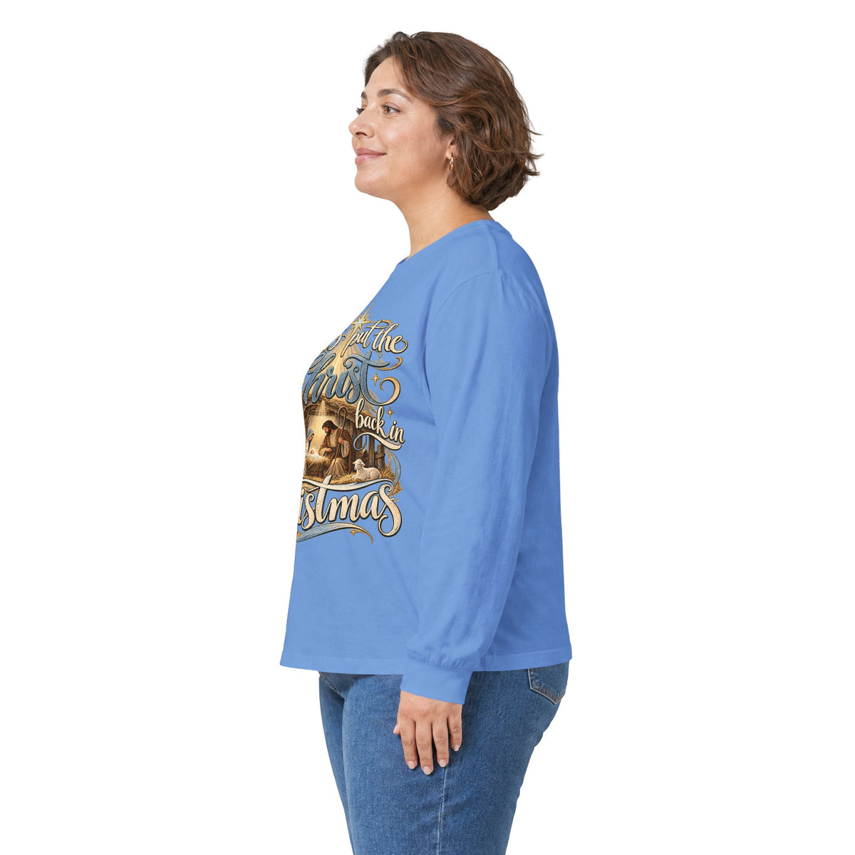 Let's put the Christ back in Christmas Long Sleeve Tee