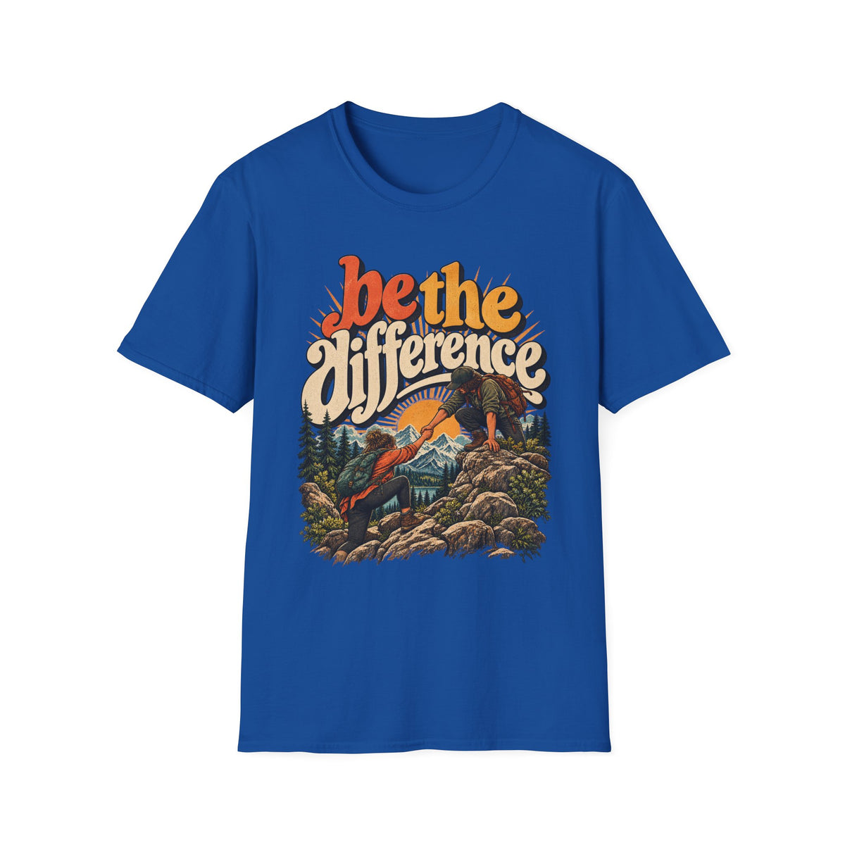 Be The Difference T-Shirt — Retro Nature Graphic Tee