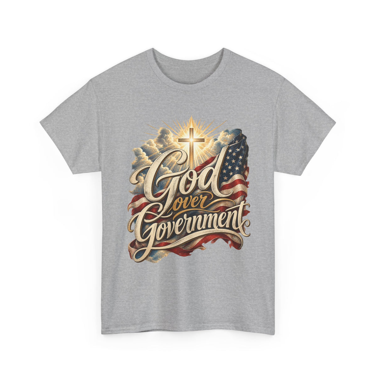 God Over Government Christian Patriotic T-Shirt