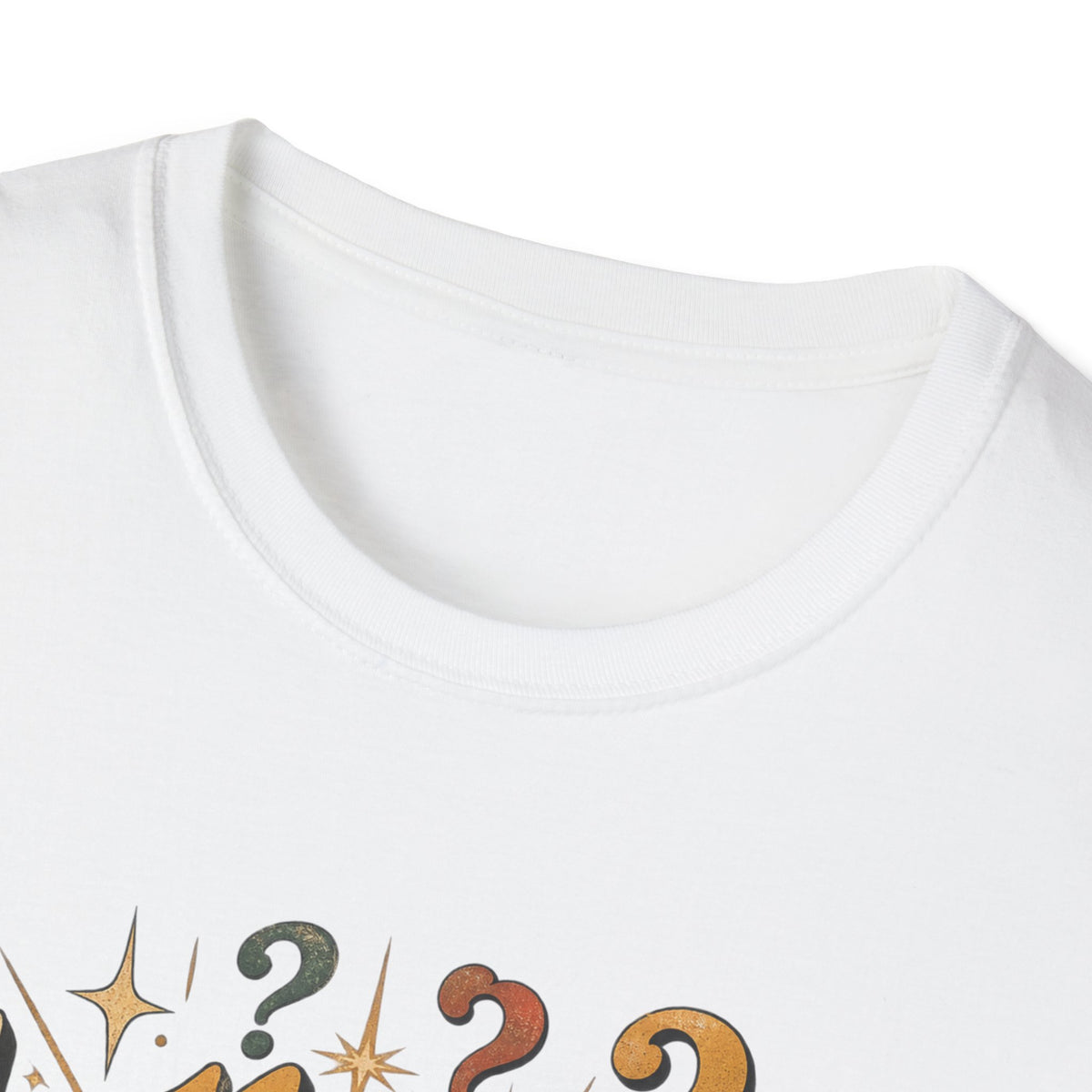 Do Things Feel Less Random Lately? T-Shirt — Retro Question-Mark Graphic Tee