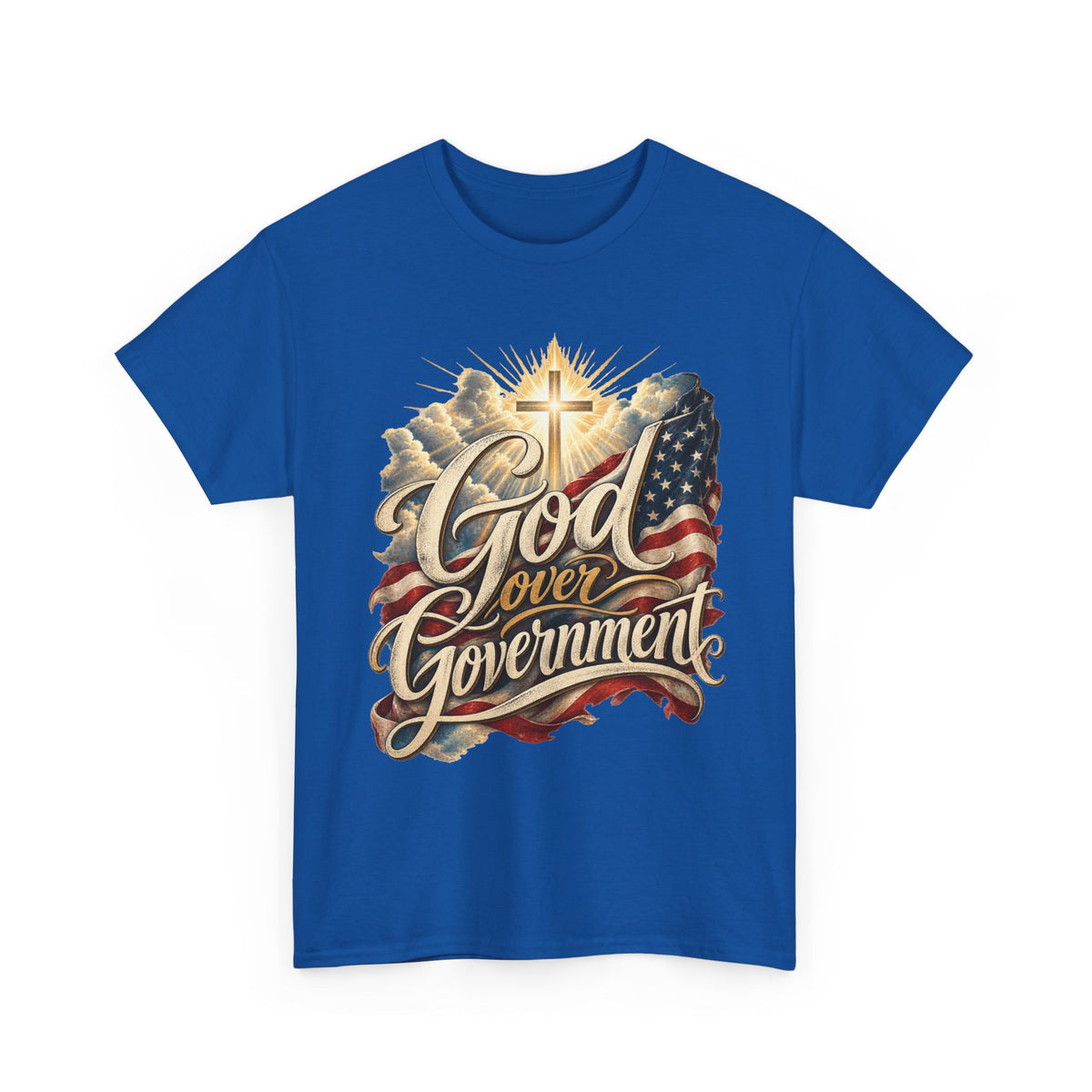 God Over Government Christian Patriotic T-Shirt