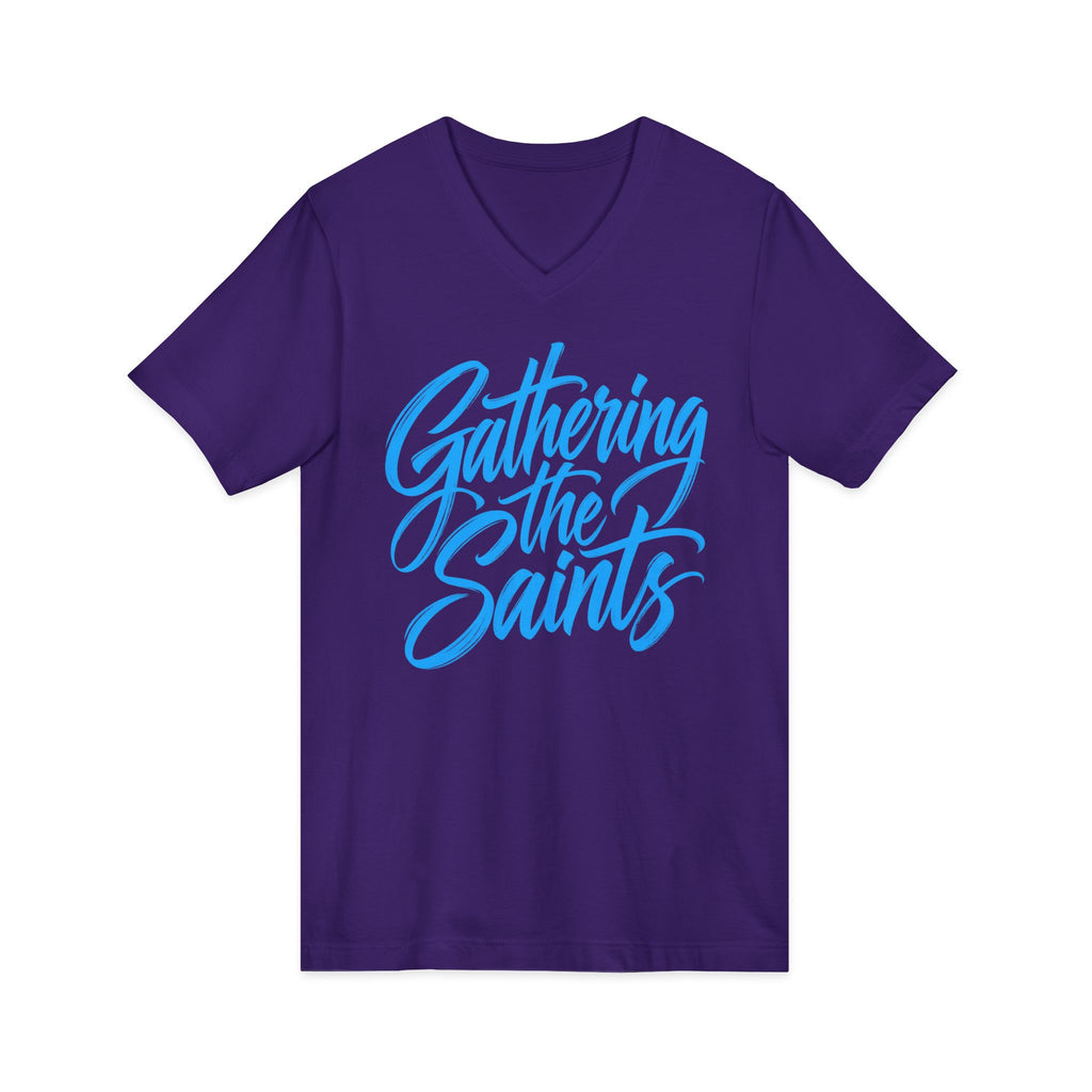Gathering the Saints V-Neck Tee