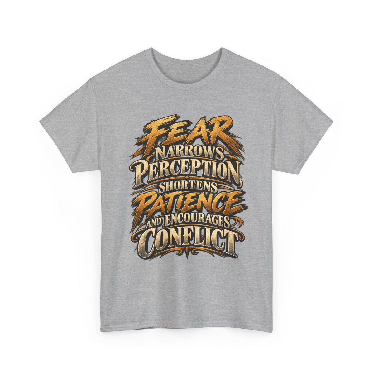 Fear Narrows Perception Graphic Tee