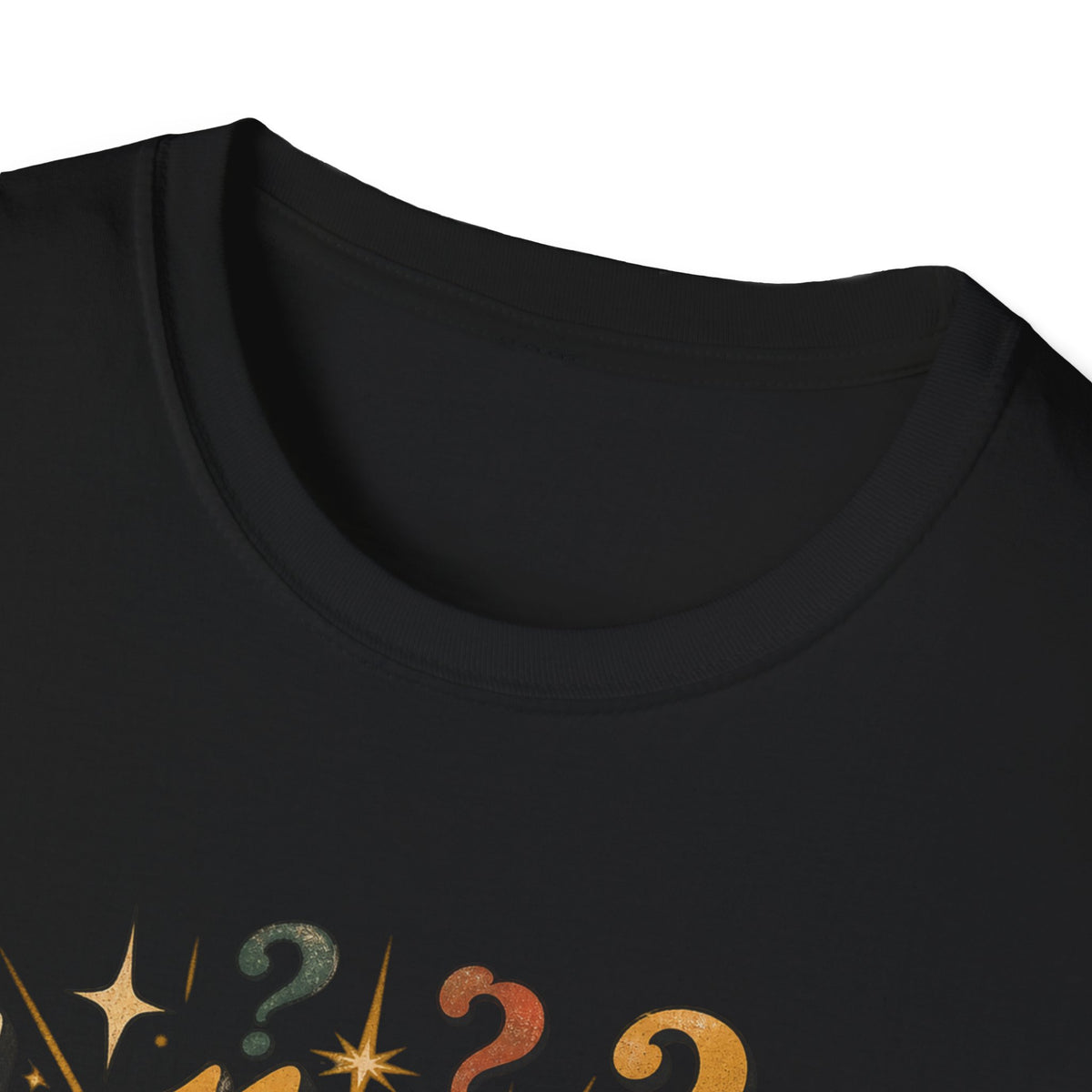 Do Things Feel Less Random Lately? T-Shirt — Retro Question-Mark Graphic Tee