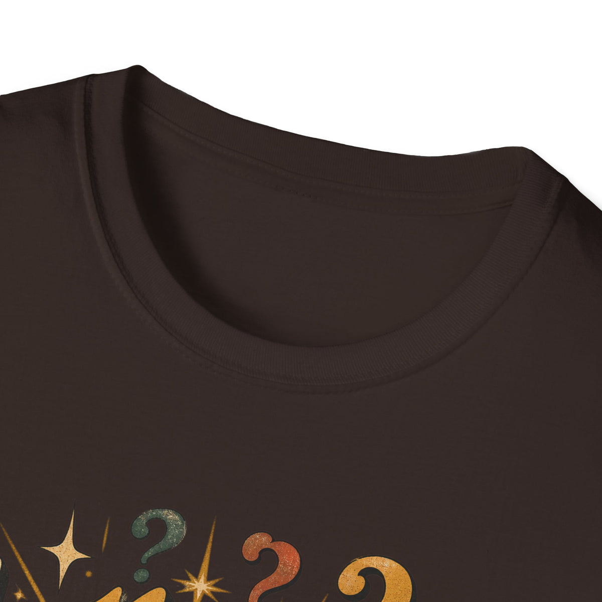 Do Things Feel Less Random Lately? T-Shirt — Retro Question-Mark Graphic Tee