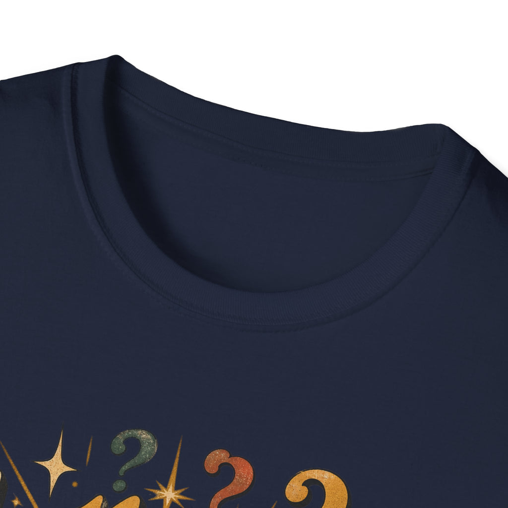 Do Things Feel Less Random Lately? T-Shirt — Retro Question-Mark Graphic Tee