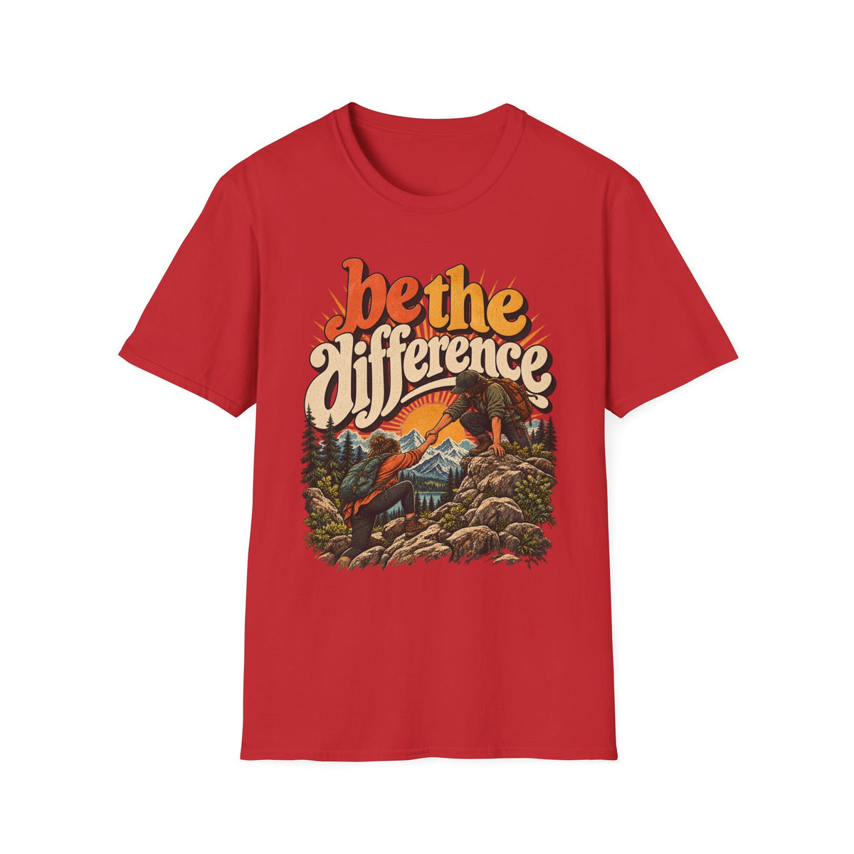 Be The Difference T-Shirt — Retro Nature Graphic Tee