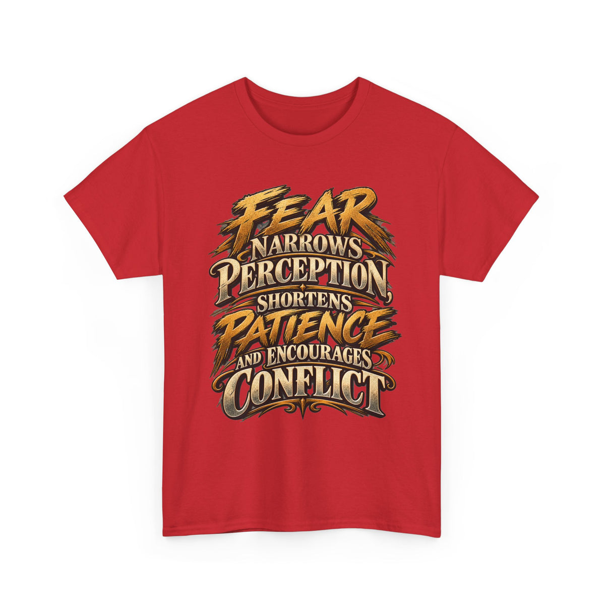 Fear Narrows Perception Graphic Tee