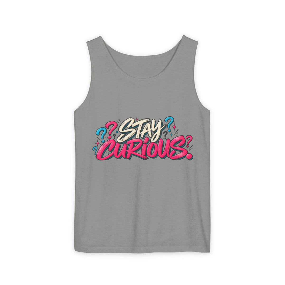 Stay Curious Graphic Tank Top