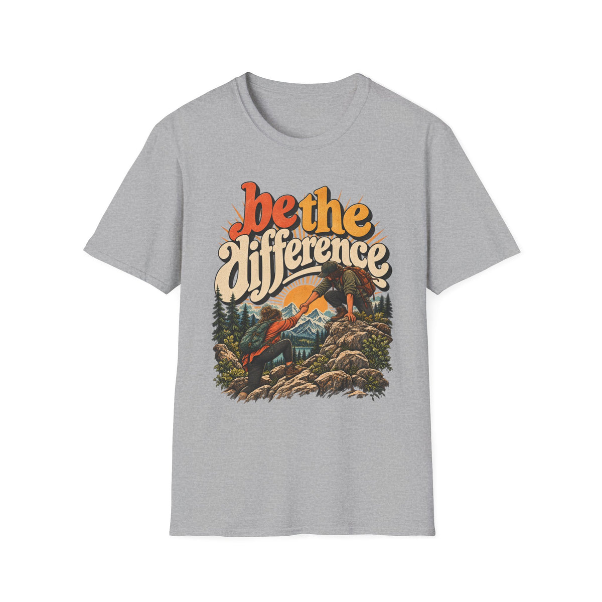 Be The Difference T-Shirt — Retro Nature Graphic Tee