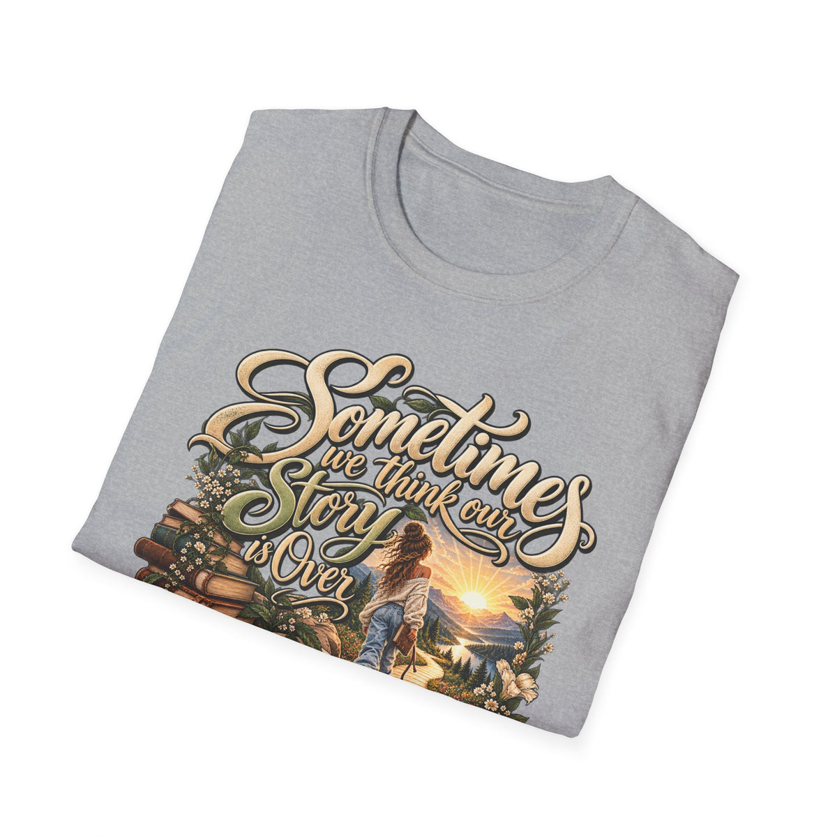 Sometimes You Have to Get Lost to Find a New Beginning Inspirational T-Shirt