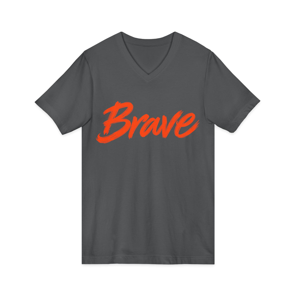 Brave Inspirational V-Neck T-Shirt